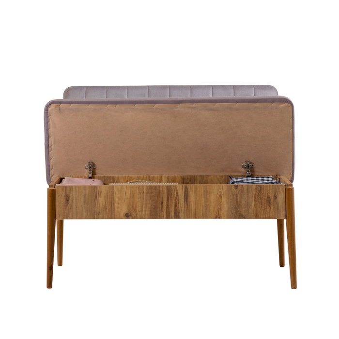 Hanah Home Vina Atlantic Soho Grey Juego de Mesa y Sillas Extensible